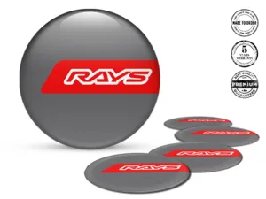 Rays Emblema Bombado Logo Pegatinas de Aro Alta Calidad